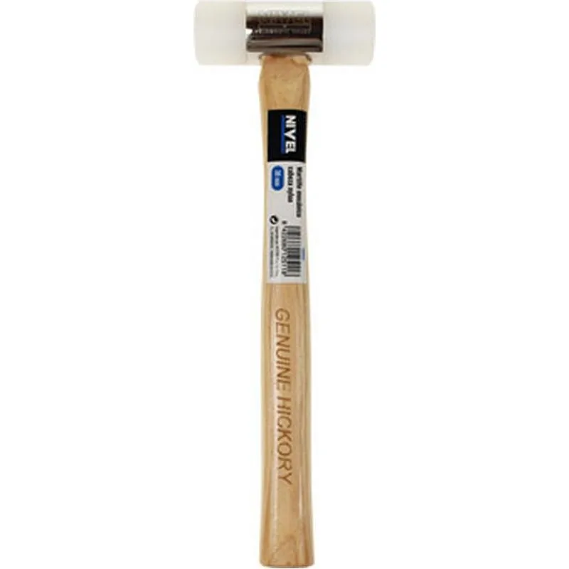 Compra MARTILLO CABEZA NYLON 30 MM MANGO MADERA NIVEL NV127840 al mejor precio