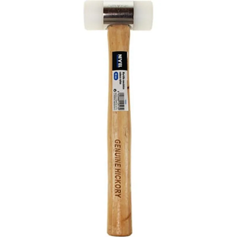 Compra MARTILLO CABEZA NYLON 40 MM MANGO MADERA NIVEL NV127842 al mejor precio
