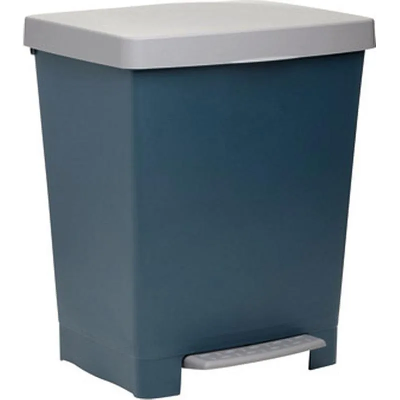Compra CUBO BASURA CON PEDAL 23 23 L AZUL TATAY 1020000 al mejor precio
