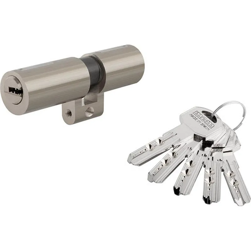 Compra CILINDRO PERFIL SUIZO SP LEVA LARGA 33-43 NIQUEL, 5 LLAVES MCM SPN:33-43 al mejor precio