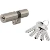 Compra CILINDRO PERFIL SUIZO SP LEVA LARGA 33-43 NIQUEL, 5 LLAVES MCM SPN:33-43 al mejor precio