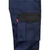 Compra PANTALON POLIESTER / ALGODON 240 GR SOLID MATCH NAVY / NEGRO TALLA 54 VELILLA 103020B 61/0 54 al mejor precio