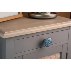 Compra POMO MUEBLE PORCELANA AZUL 44X35MM REI 7-E523.08 al mejor precio