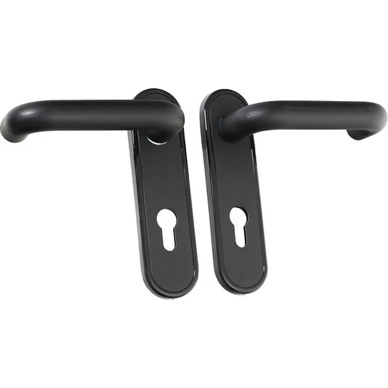 Compra MANILLA 7070 ANTIPANICO, PLACA LARGA Y BOCALLAVE NEGRA CISA 1.07070.26.0 al mejor precio