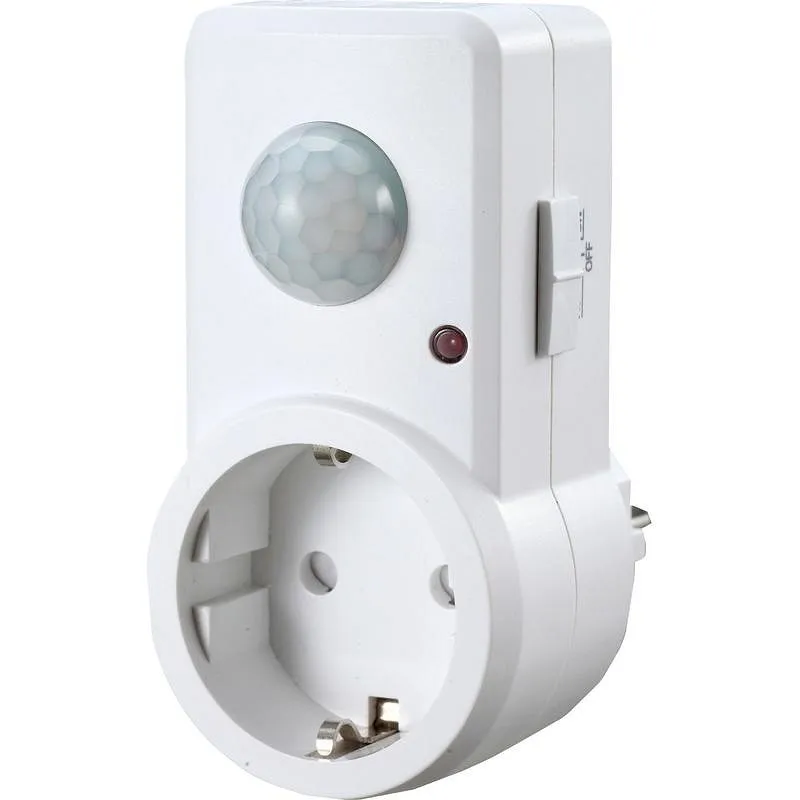 Compra DETECTOR MOVIMIENTO PARED ENCHUFABLE ANGULO 120º 2 A 9MTS REG. CREPUSCULAR GARZA 430044G al mejor precio