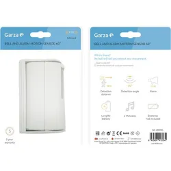 Compra DETECTOR MOVIMIENTO CON TIMBRE Y ALARMA ANGULO 60º 8 MTS REG. CREPUSCULAR GARZA 430076G al mejor precio