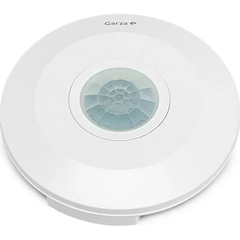 Compra DETECTOR MOVIMIENTO TECHO SUPERFICIE SLIM ANGULO 360º 6 MTS REG. CREPUSCULAR GARZA 430070G al mejor precio