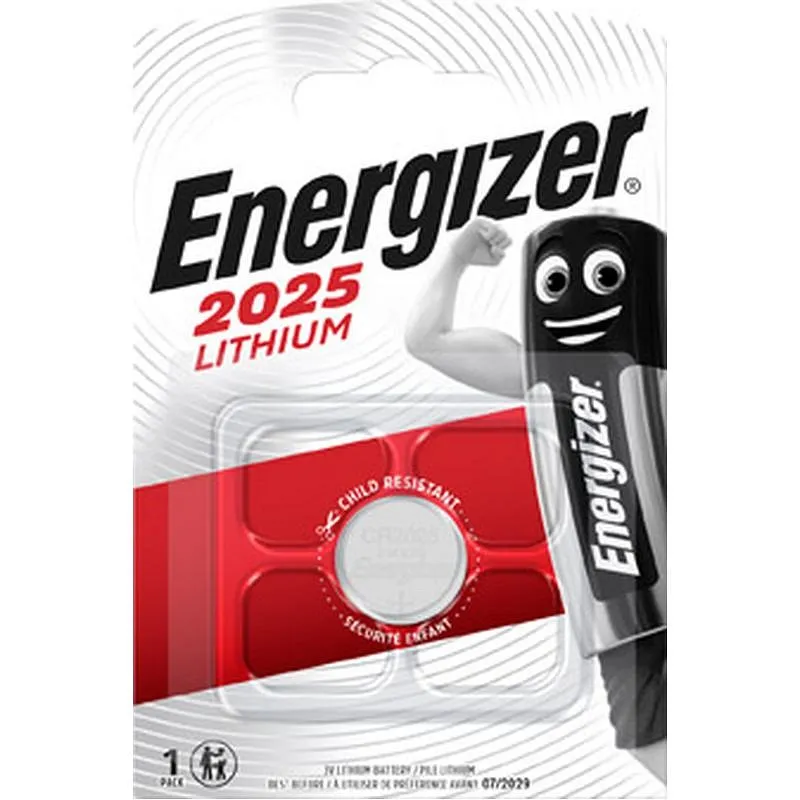 PILA BOTON LITIO MAX CR2025 3V ENERGIZER E301021603