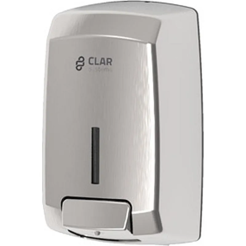 Compra DISPENSADOR JABON BAÑO 1100 ML 220X130X100 MM INOX SATINADO INNEX CLAR SYSTEMS J4110SA al mejor precio