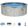 Compra PISCINA REDONDA CHAPA DEPURADORA ARENA POLIESTER 360X120CM BESTWAY 56574 al mejor precio