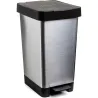 Compra CUBO CON PEDAL SMART RECICLAJE 25L GRIS METALIZADO TATAY 1021301 al mejor precio