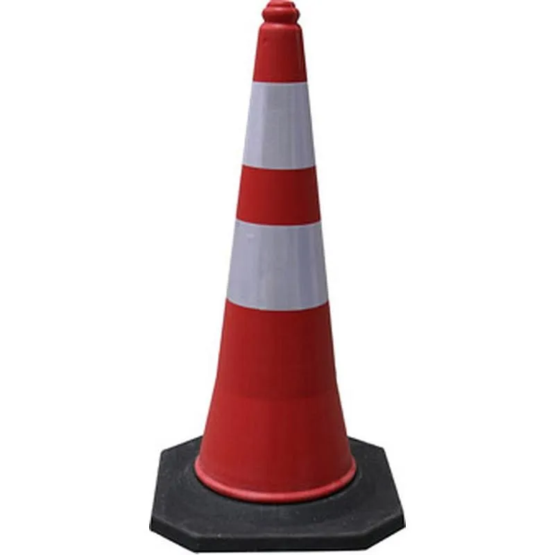 Compra CONO SEÑALIZACION DOS BANDAS 75CM REFLECTANTE BASE GOMA PE N NIVEL NV133383 al mejor precio