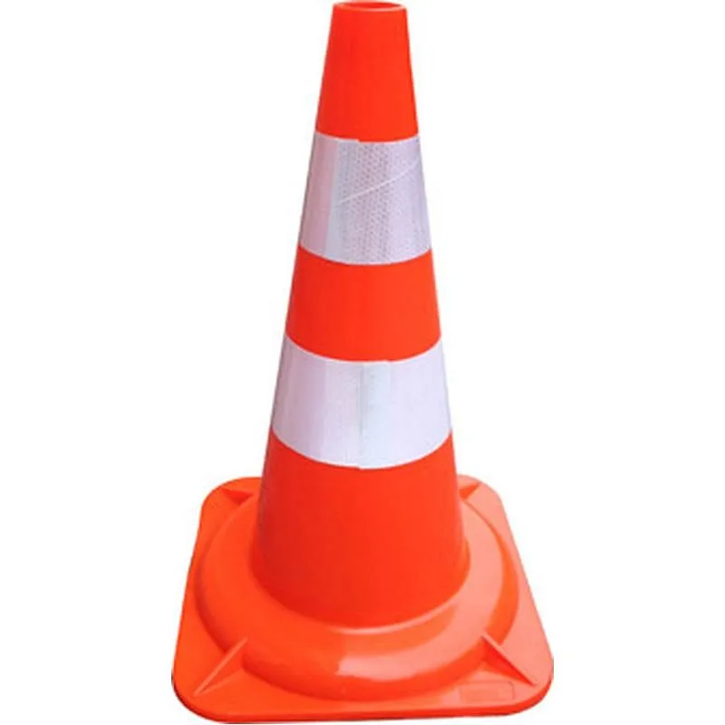 Compra CONO SEÑALIZACION DOS BANDAS 47CM REFLECTANTE PVC NIVEL NIVEL NV133384 al mejor precio