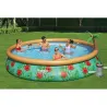 Compra PISCINA REDONDA AUTOPORTANTE 7.340L CON DEPURADORA TIPO II diametro457X84CM DECORADA BESTWAY 57416 al mejor precio