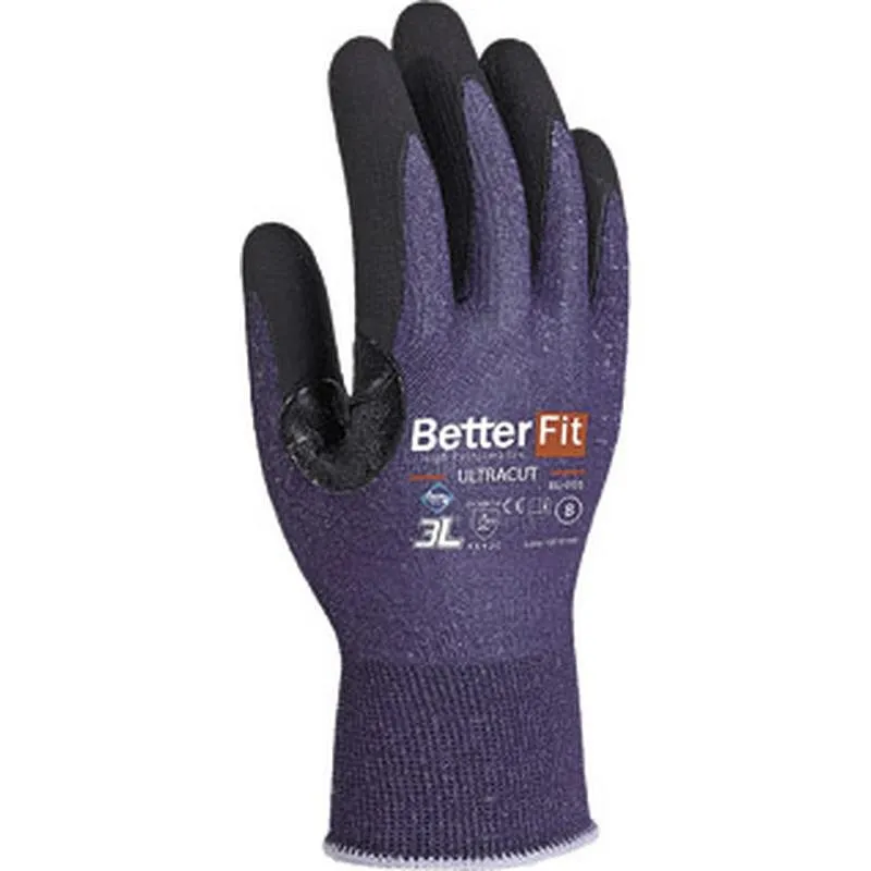 Compra GUANTE ANTICORTE FIBRA VIDRIO RECUBIERTO NITRILO FOAM ULTRACUT TALLA 8 3L BL-005 al mejor precio