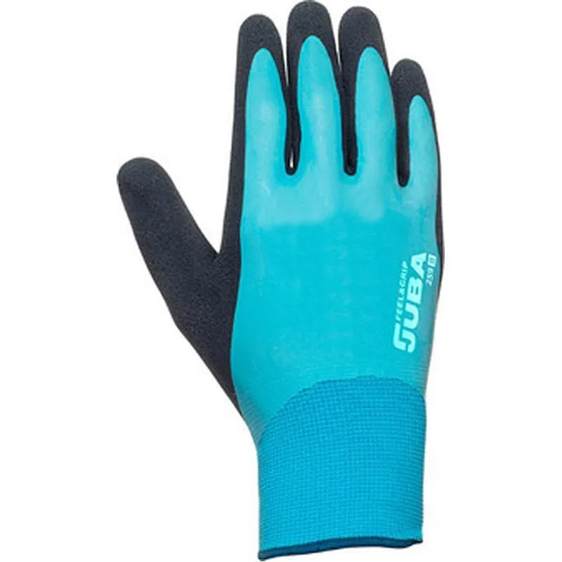 Compra GUANTE POLIESTER DOBLE RECUBRIMIENTO LATEX FEEL & GRIP SPLASH TALLA 8 JUBA H259/8 al mejor precio