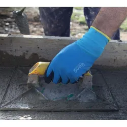 Compra GUANTE POLIESTER DOBLE RECUBRIMIENTO LATEX FEEL & GRIP SPLASH TALLA 8 JUBA H259/8 al mejor precio