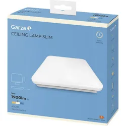 Compra PLAFON CUADRADO 24W 1900LM 6500K 33X33X7CM ABS BLANCO GARZA 401353A al mejor precio