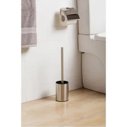 Compra ESCOBILLA BAÑO WC 9X9X37 CM INOX AC. SATIN TATAY 4460100 al mejor precio