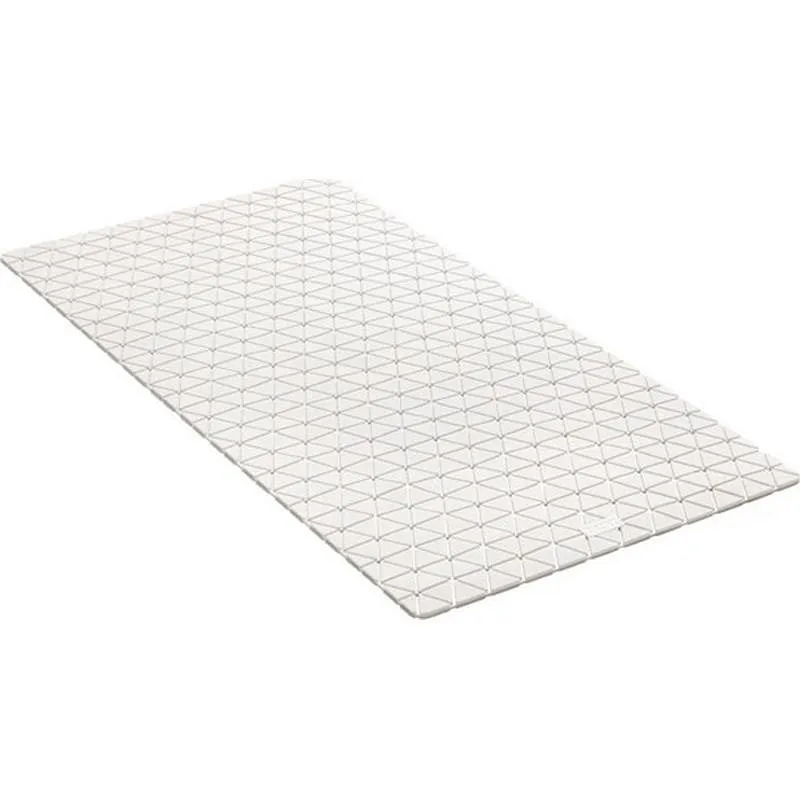 Compra ALFOMBRA DE BAÑO 72X36 CM ANTIDESLIZANTE DIAMOND SBS/CAUCHO BLANCO TATAY 5513101 al mejor precio