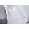 Compra ALFOMBRA DE BAÑO 72X36 CM ANTIDESLIZANTE DIAMOND SBS/CAUCHO BLANCO TATAY 5513101 al mejor precio