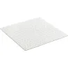 Compra ALFOMBRA DE BAÑO 54X54 CM ANTIDESLIZANTE DIAMOND SBS/CAUCHO BLANCO TATAY 5513201 al mejor precio