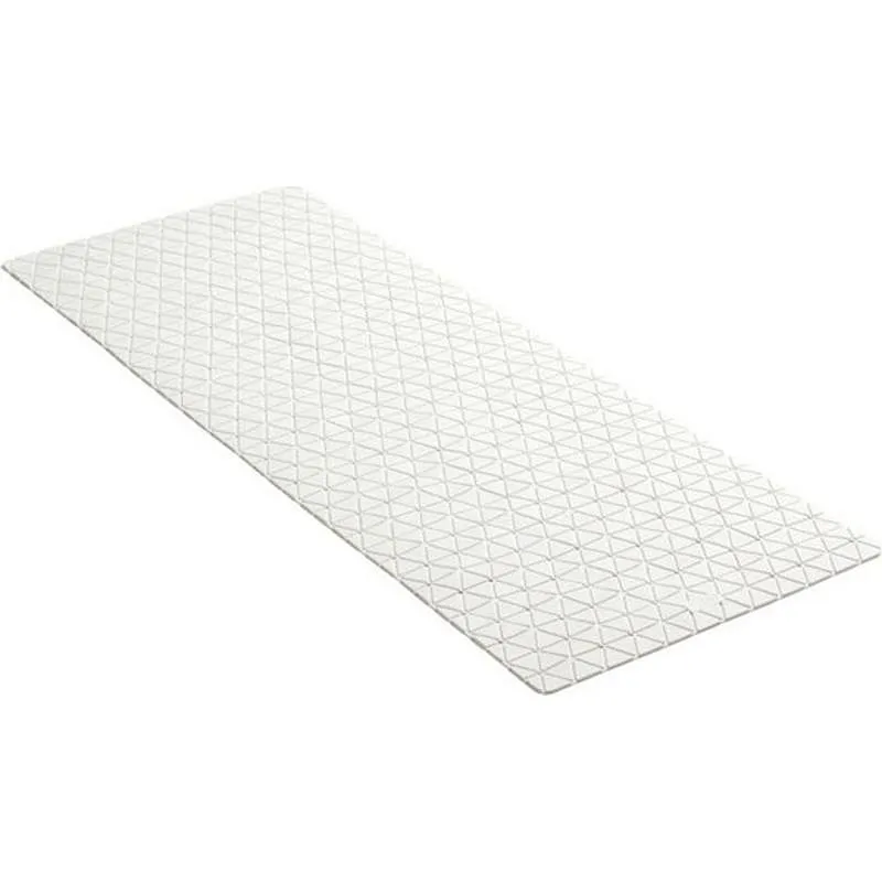 Compra ALFOMBRA DE BAÑO 96X36 CM ANTIDESLIZANTE DIAMOND SBS/CAUCHO BLANCO TATAY 5513301 al mejor precio