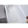 Compra ALFOMBRA DE BAÑO 96X36 CM ANTIDESLIZANTE DIAMOND SBS/CAUCHO BLANCO TATAY 5513301 al mejor precio