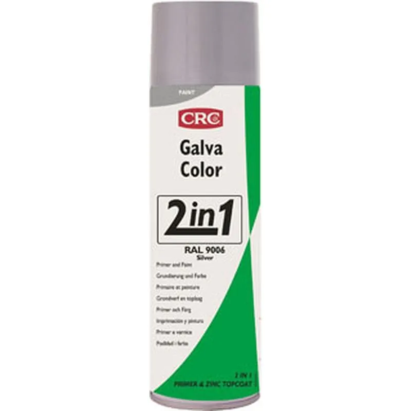 Compra PINTURA ANTIOXIDANTE SPRAY GALVACOLOR 500 ML RAL 9006 PLATA GALVANIZADO CRC 1030375 al mejor precio