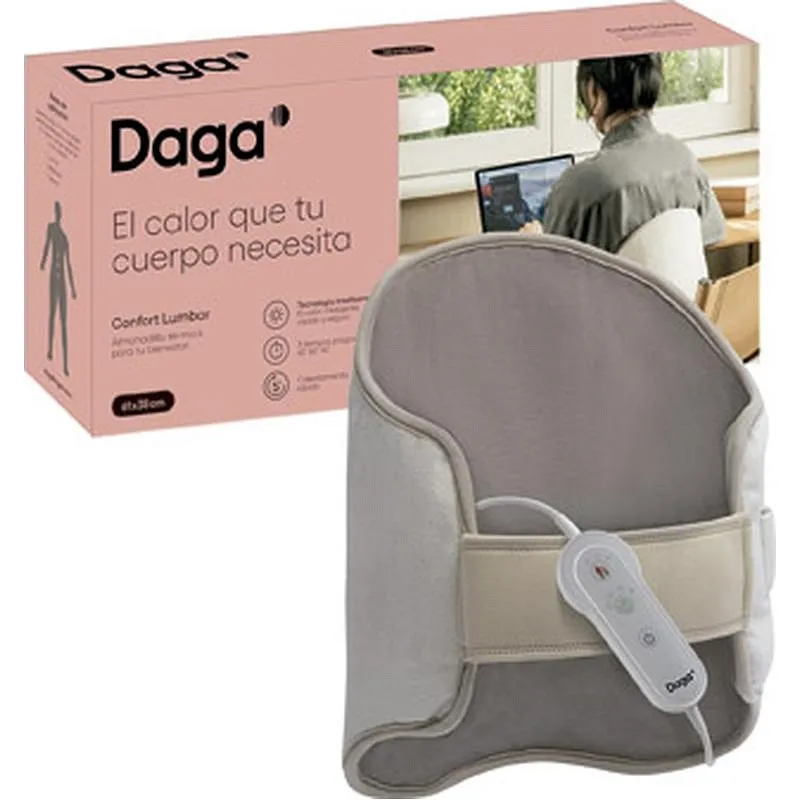 Compra ALMOHADILLA ELECTRICA LUMBAR 55 X 30 CM DAGA 16870 al mejor precio