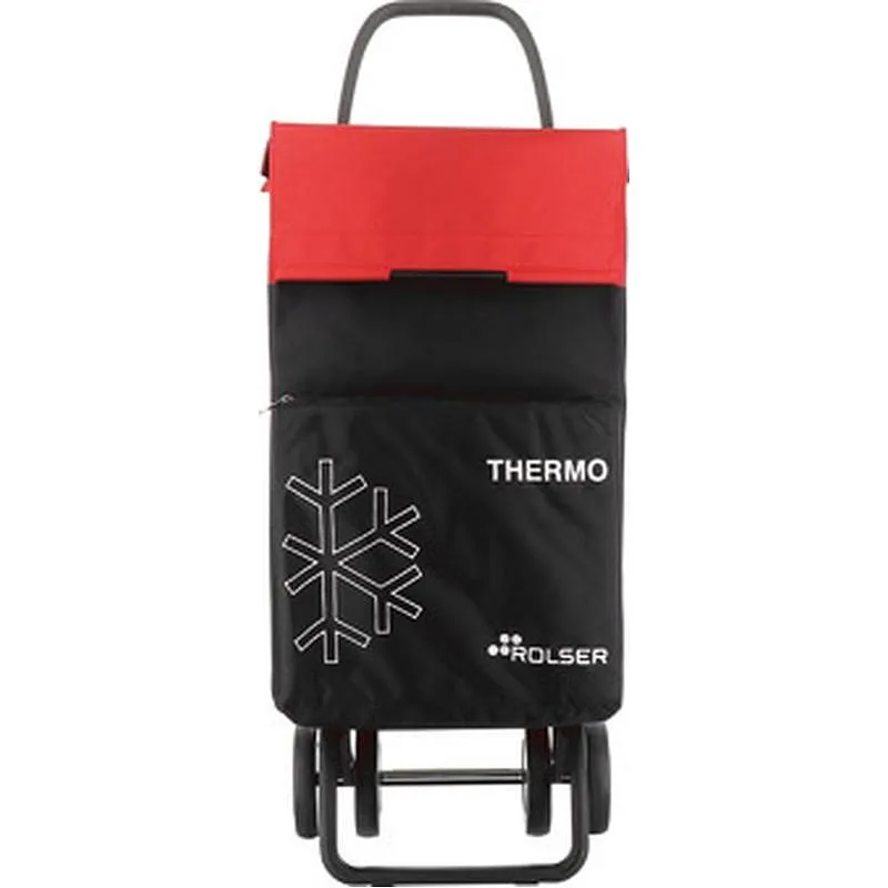 Compra CARRO COMPRA TERMO XL 4 RUEDAS TERMO FRESH MF 4 NEGRO ROJO ROLSER TER060 NEGRO ROJO al mejor precio