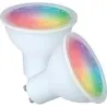 Compra BOMBILLA WIFI CCT (2700K - 6500K) & RGB GU10 PACK 2 5W 400LM ENERGEEKS EG-BWGU105WP201 al mejor precio
