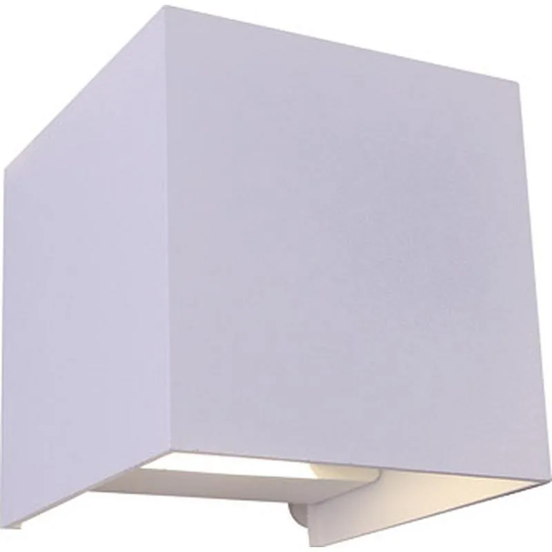 Compra APLIQUE EXTERIOR OPEN LED COB 2X5W 700 LM 4000K IP54 BLANCO ALU 10X10X10 CM CRISTALRECORD 43-410-10-100 al mejor precio