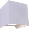 Compra APLIQUE EXTERIOR OPEN LED COB 2X5W 700 LM 4000K IP54 BLANCO ALU 10X10X10 CM CRISTALRECORD 43-410-10-100 al mejor precio