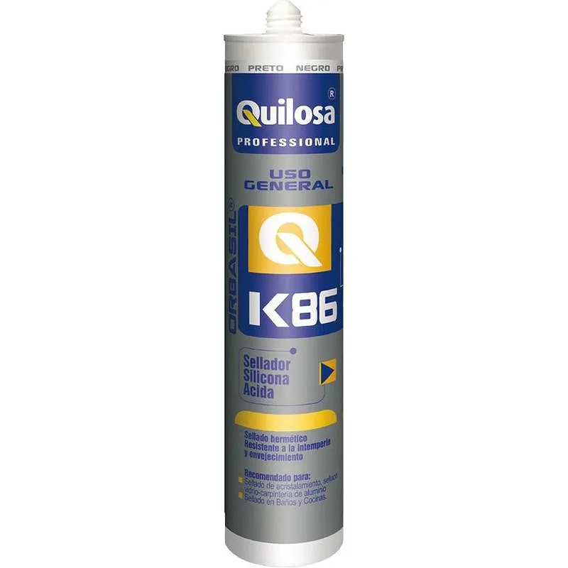 Compra SILICONA ACIDA ORBASIL K-86 300 ML ALUMINIO QUILOSA 10043804 al mejor precio