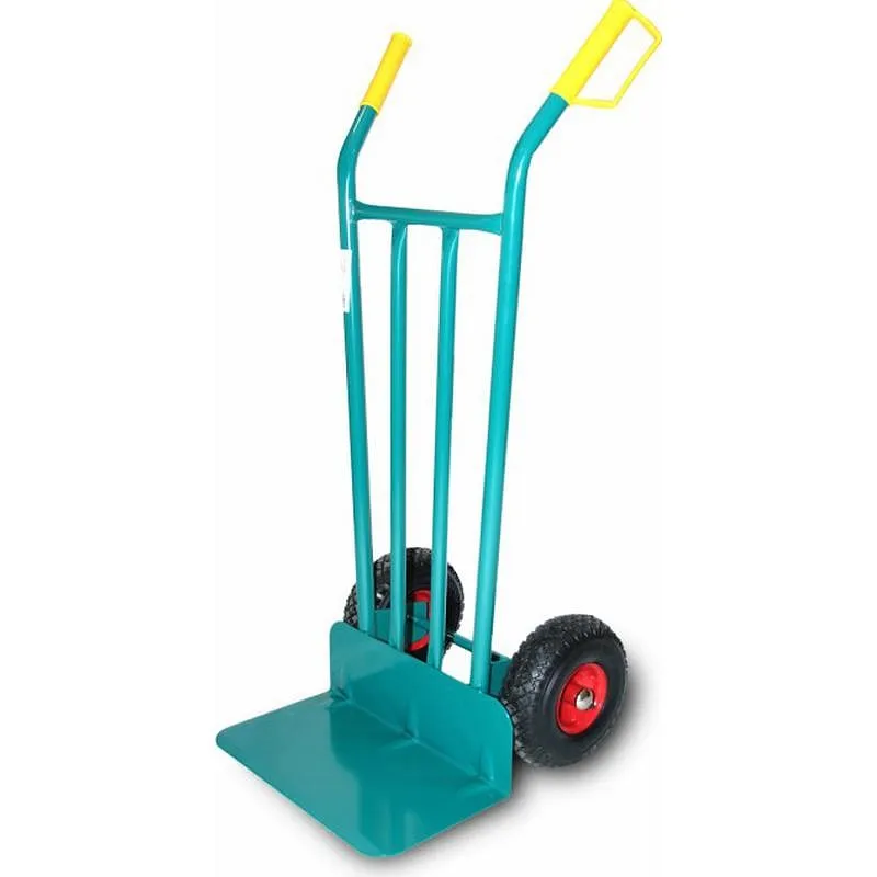 Compra CARRETILLA ALMACEN PALA FIJA RUEDA NEUMATICA 300KG-115X50X25CM THECA 2500062 al mejor precio