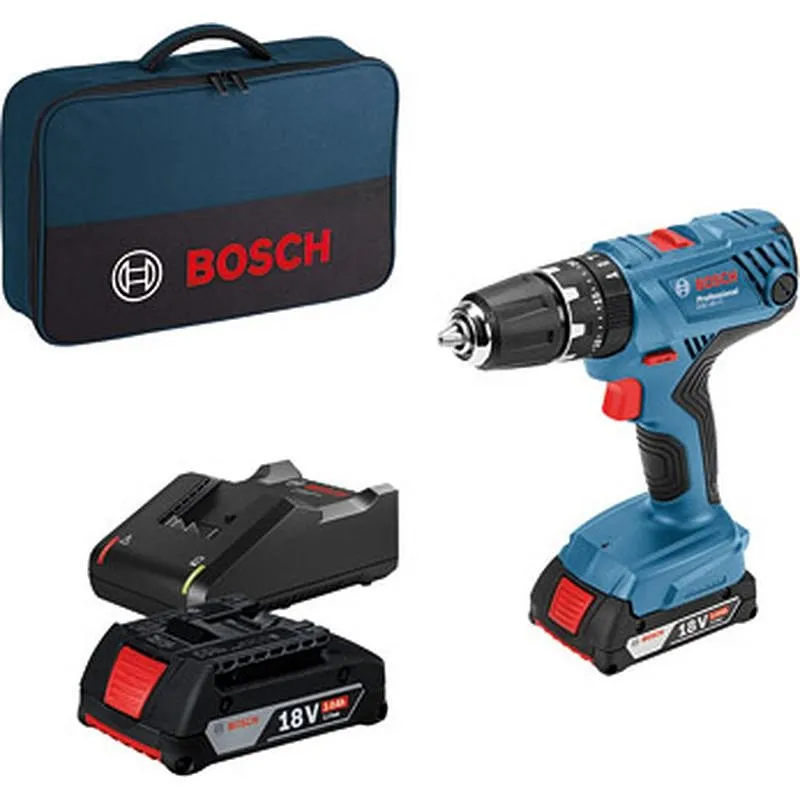 Compra TALADRO ATOR.PERC 18V LI 2BAT 2,0AH 13MM+MAL GSB 18V-21 BOSC BOSCH 0.615.990.K41 al mejor precio