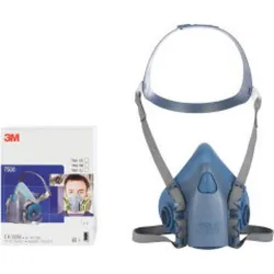 Compra MASCARA SERIE 7500 (7502) MEDIANA SIN FILTROS 3M 7000104177 al mejor precio