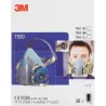 Compra MASCARA SERIE 7500 (7502) MEDIANA SIN FILTROS 3M 7000104177 al mejor precio
