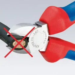 Compra ALICATE CORTE DIAGONAL 140 MM MANGO BIMATERIAL KNIPEX 70 02 140 al mejor precio