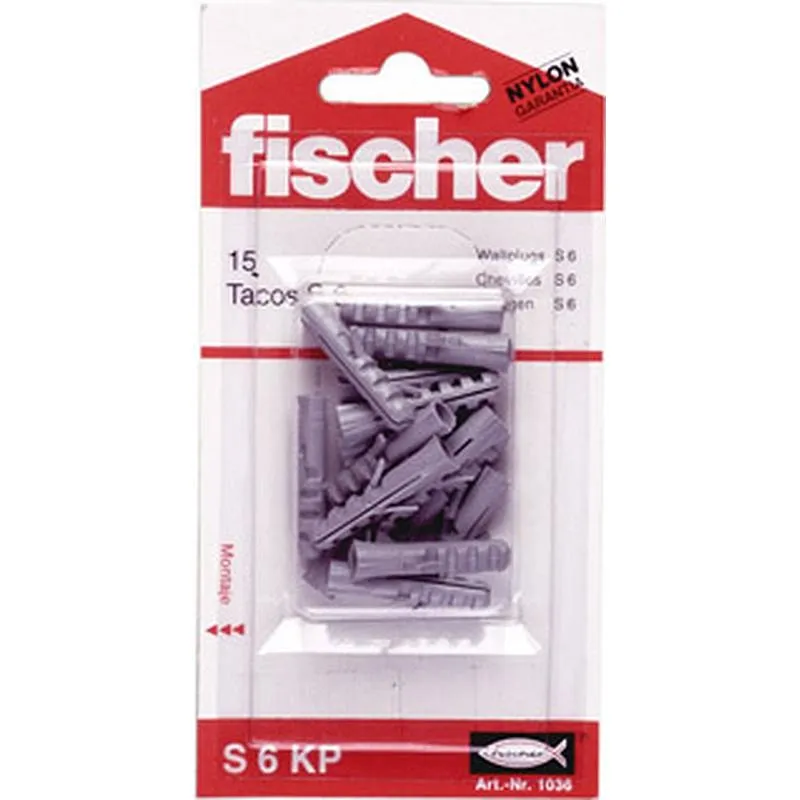 Compra TACO NILON KP BLISTER S.6-15 TACOS FISCHER 14867 al mejor precio