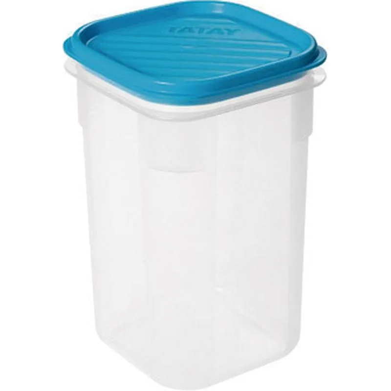 Compra CONTENEDOR ALIMENTOS CUADRADO TOPFLEX 1 L TURQUESA TATAY 1160400 al mejor precio