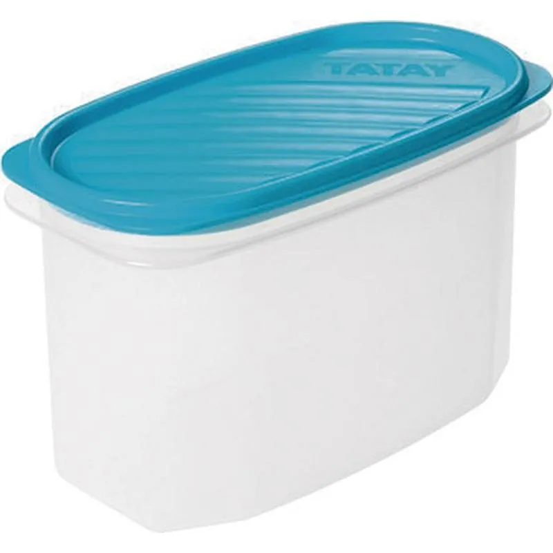 Compra CONTENEDOR ALIMENTOS OVALADO TOPFLEX 1,2 L TURQUESA TATAY 1163100 al mejor precio