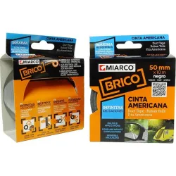 Compra CINTA AMERICANA BRICO 10 M X 50 MM PLATA MIARCO 10707 al mejor precio