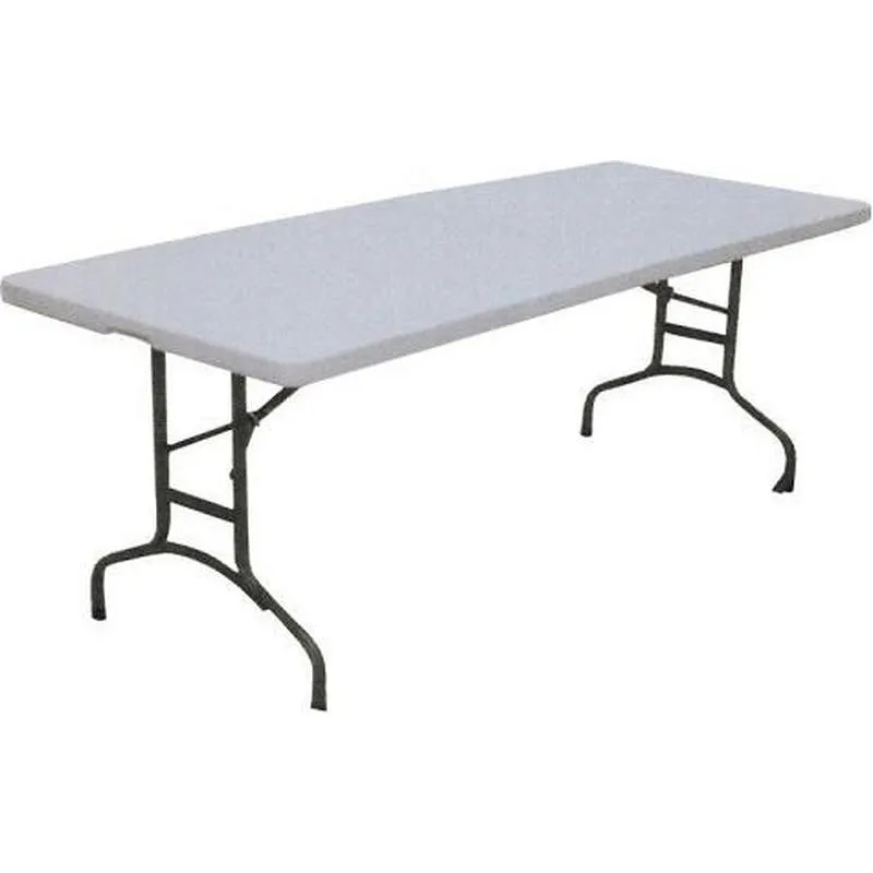 Compra MESA MULTIUSO COLECTIVIDAD PLEGABLE RESINA-ACERO 183X75X75 CM IMPORT NT64312 al mejor precio