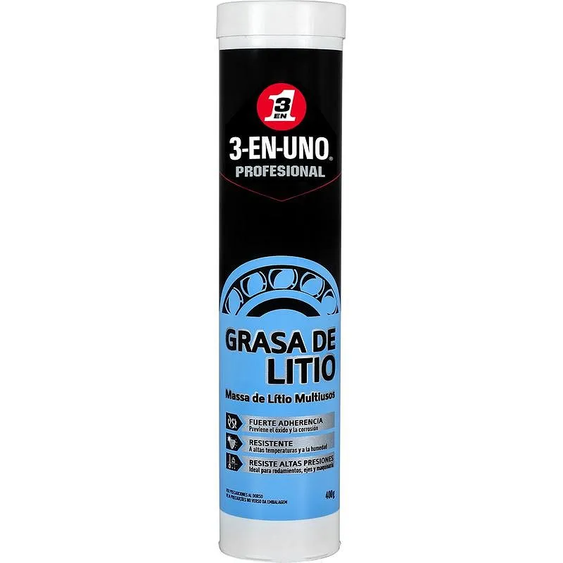 Compra GRASA LUBRICANTE LITIO MULTIUSO 3-EN-UNO 400 GR 3-EN-UNO 34094 al mejor precio