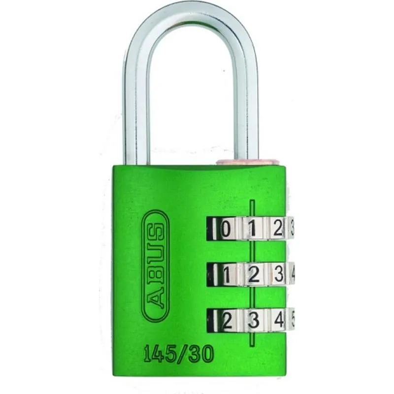 Compra CANDADO COMBINACION 145/30 PROGRAMABLE 30MM VERDE ABUS 145/30VERDE al mejor precio
