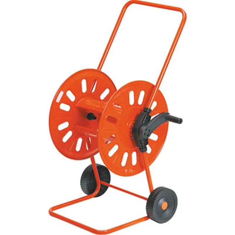 CARRO PORTAMANGUERA DE ACERO BARNIZADO PARA 80 M DE 1/2 Ó 50 M DE 3/4 MAIOL CA0107
