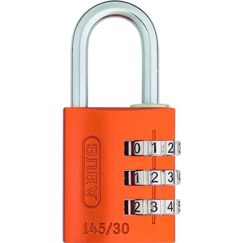 Compra CANDADO COMBINACION 145/20 PROGRAMABLE 20MM NARANJA ABUS 145/20NARANJA al mejor precio