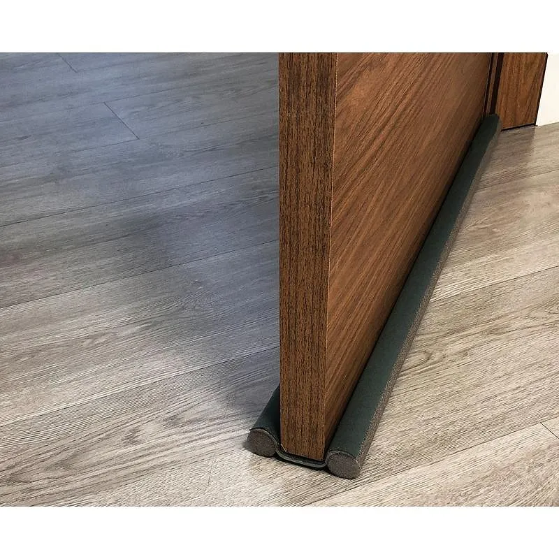 Compra BURLETE BAJO PUERTA DOBLE ROLLO PVC 95 CM GRIS BUECASA 110030 al mejor precio